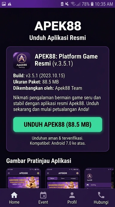 Unduh APK apek88 untuk Pengguna Android Indonesia
