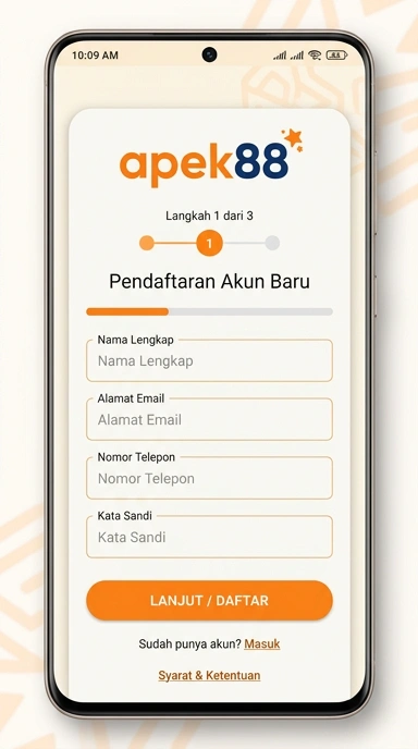 Panduan Registrasi Akun apek88 untuk Pengguna Android