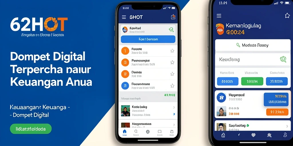 Antarmuka aplikasi 62HOT yang modern dan intuitif.