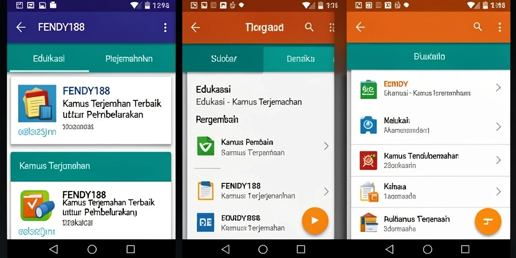Tampilan antarmuka FENDY188 yang sederhana dan mudah digunakan.