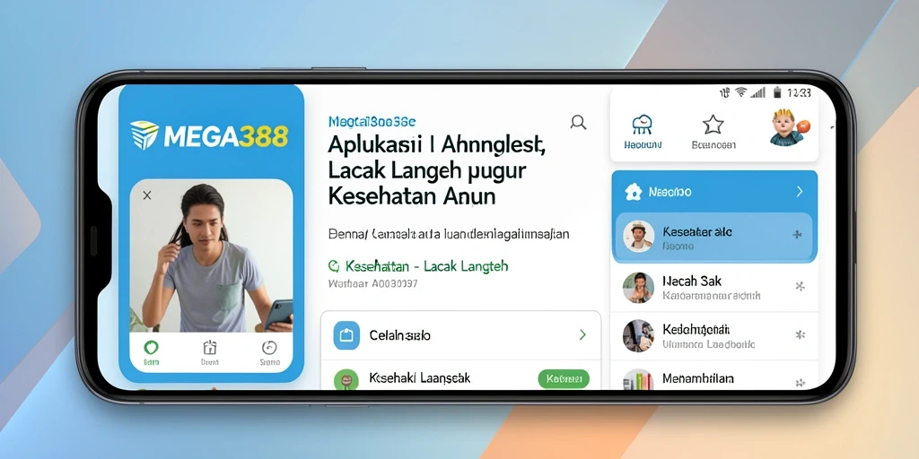 Antarmuka MEGA388 yang menarik untuk pelacakan langkah.