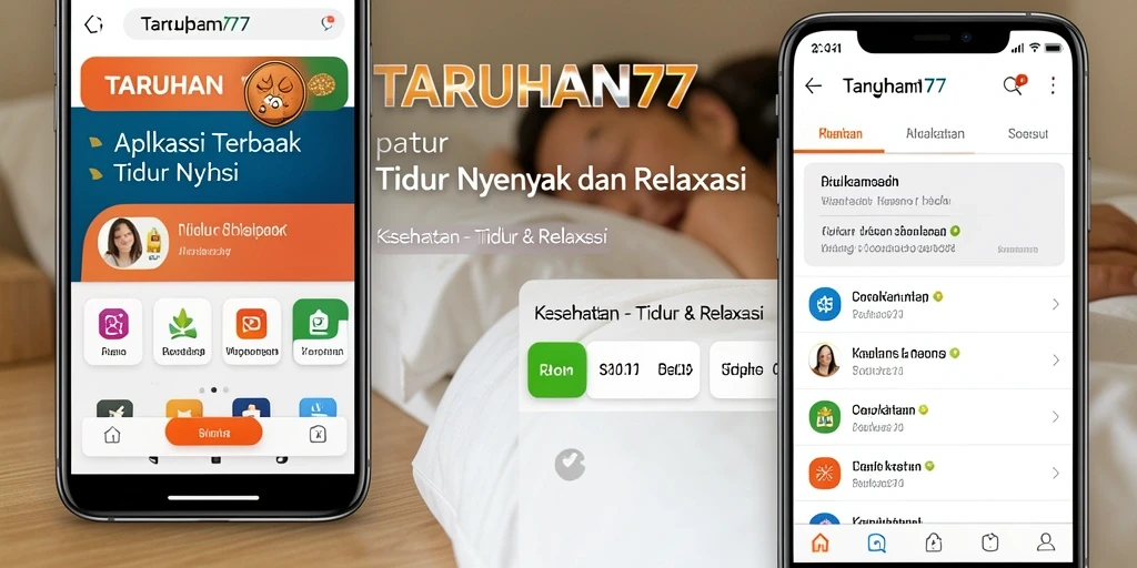Tampilan antarmuka TARUHAN77 untuk Tidur & Relaksasi yang menenangkan.