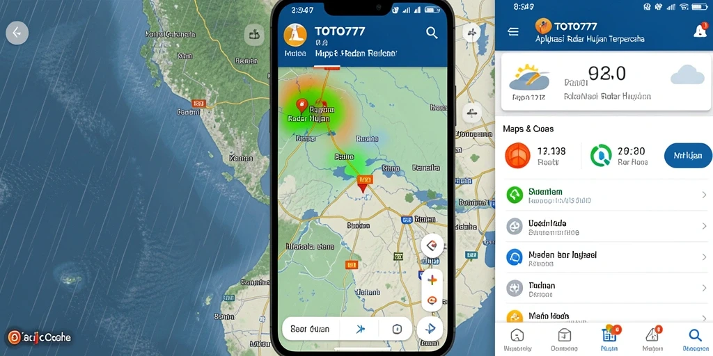 Tampilan antarmuka TOTO777 menunjukkan data radar hujan secara akurat.